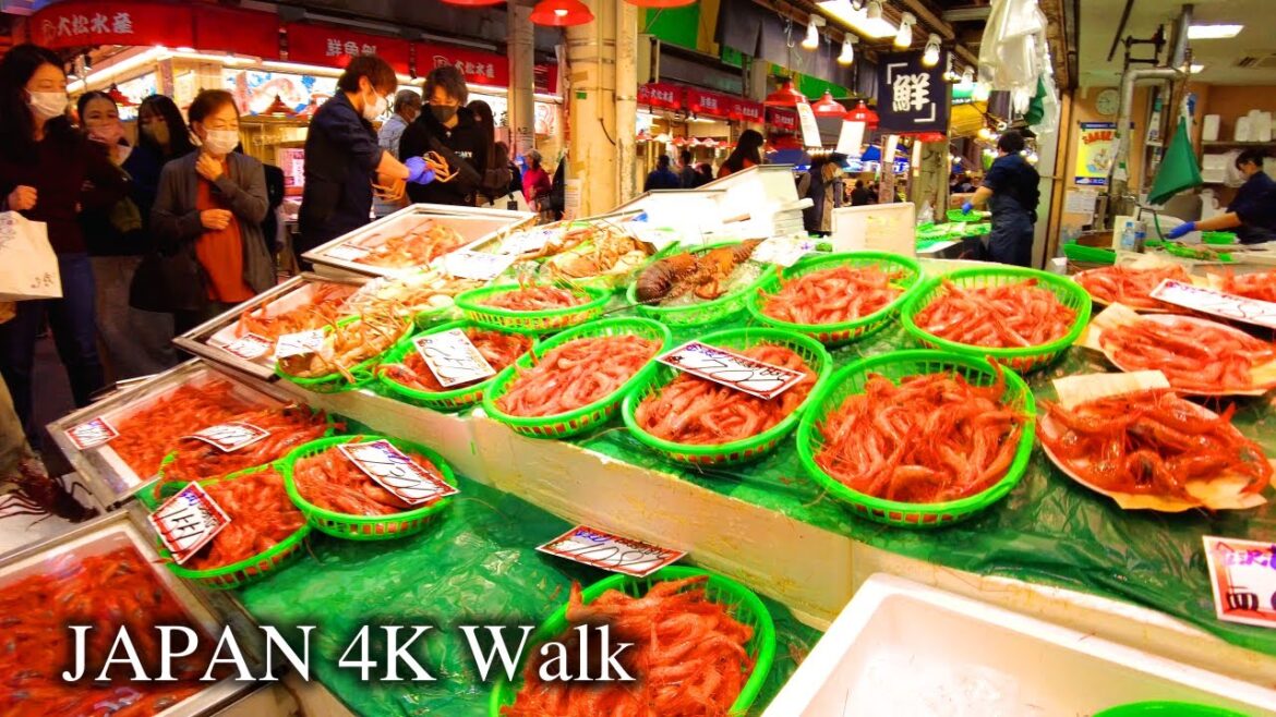 【4K】Japan Walking Tour – Morning Market in the Local City “Kanazawa” 【4K】Japan Walking Tour - Morning Market in the Local City "Kanazawa"