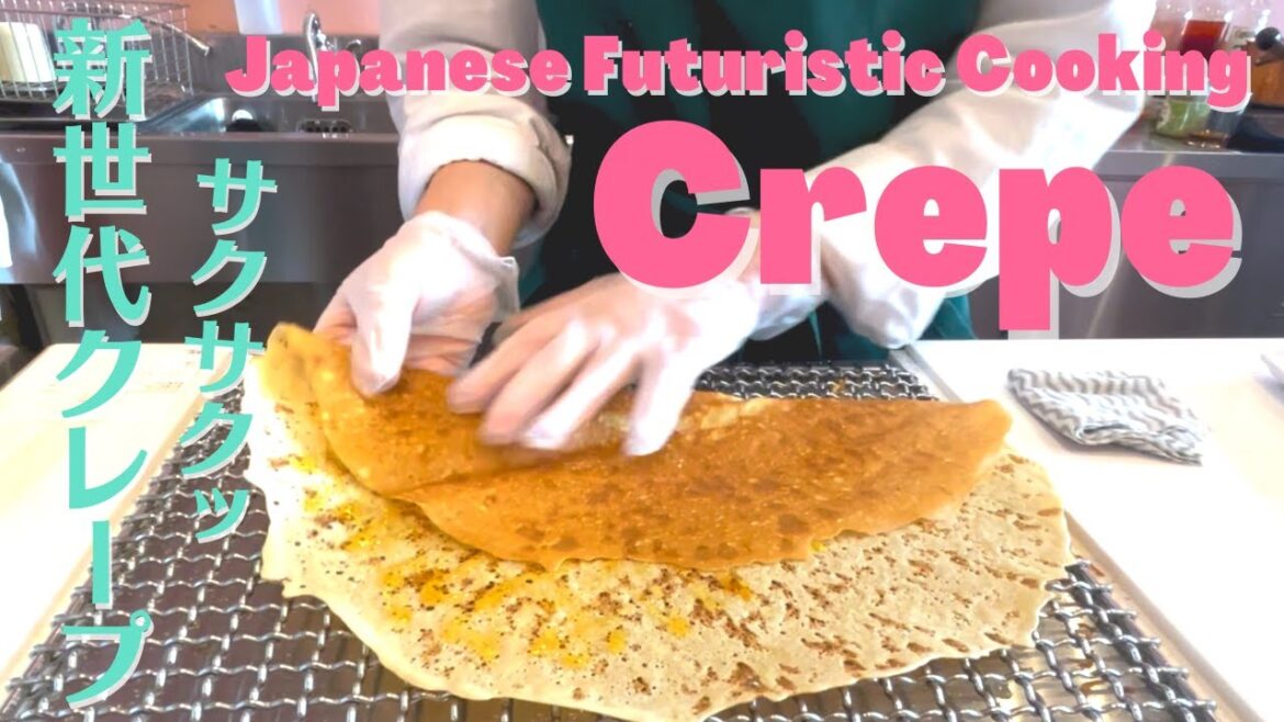 New crepes from Japan. You will be amazed at the first time you see how to bake a crepe.Japanesefood New crepes from Japan. You will be amazed at the first time you see how to bake a crepe.Japanesefood