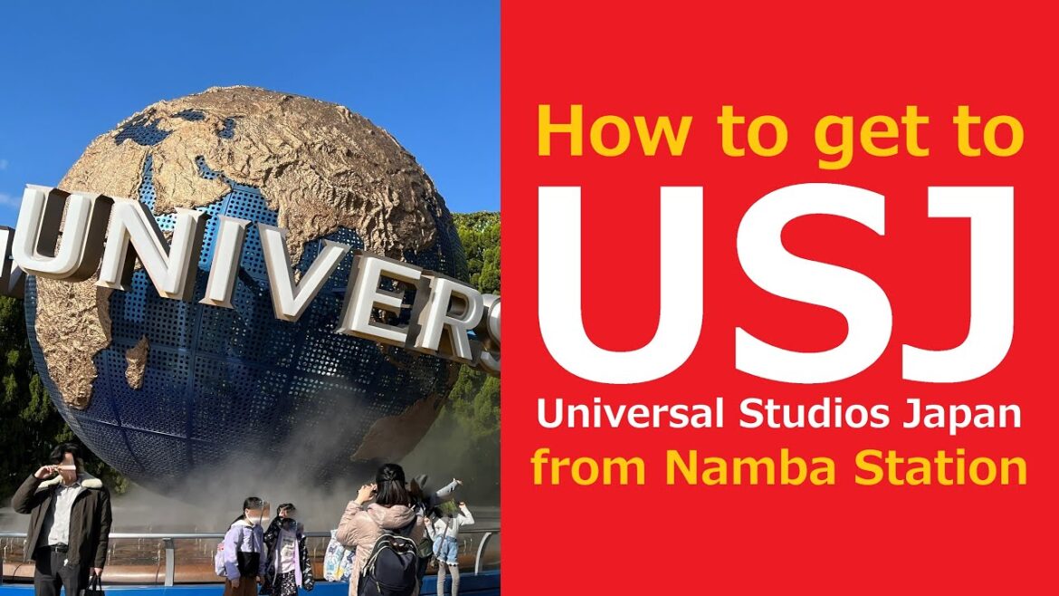 The way to Universal Studios Japan (USJ) from Namba Station │ Trains in Japan