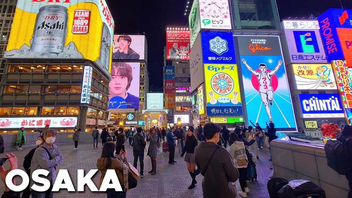 4K Night Walk in Dotonbori, Downtown Osaka – Street Foods, Glico Man – Japan Virtual Tour 4K Night Walk in Dotonbori, Downtown Osaka - Street Foods, Glico Man - Japan Virtual Tour