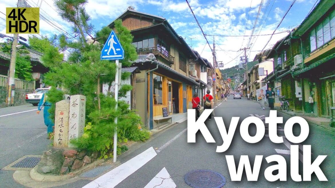 【京都散策】冥界の入り口六堂の辻、あさひ坂の見晴らし、清水寺【4K】Kyoto Japan Walking Tour/From Netherworld Spots to Kiyomizu Temple