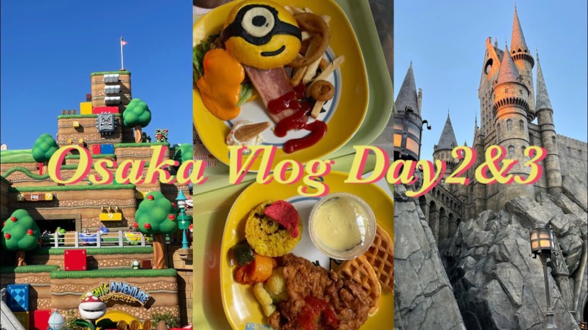 [VLOG] 🇯🇵오사카 여행 브이로그 | 우메다 공중정원 | 하나타코 | 551호라이 | 유니버셜 스튜디오 | 키디랜드 | 햅파이브