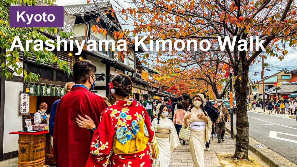 【Kyoto 💖】Walk Japan -Arashiyama Walk with Autumn Leaves ASMR 【4K】나라 โนารา 【Kyoto 💖】Walk Japan -Arashiyama Walk with Autumn Leaves ASMR 【4K】나라 โนารา