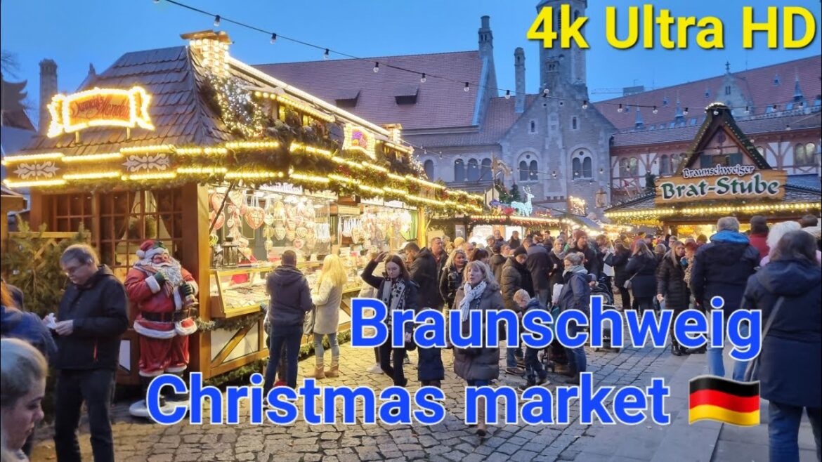 🇩🇪 Braunschweig Germany Christmas market 🌲Wonderful Christmas Market walking tour in 4K 🇩🇪 Braunschweig Germany Christmas market 🌲Wonderful Christmas Market walking tour in 4K