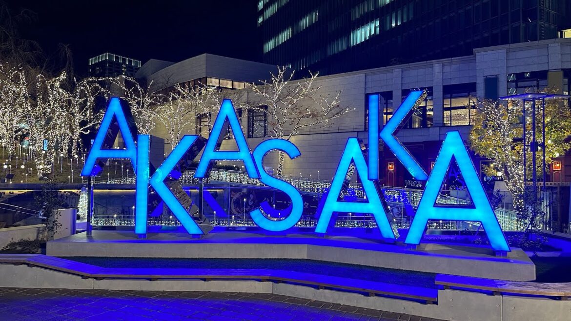 🔴 Live Kioicho to Akasaka Illumination