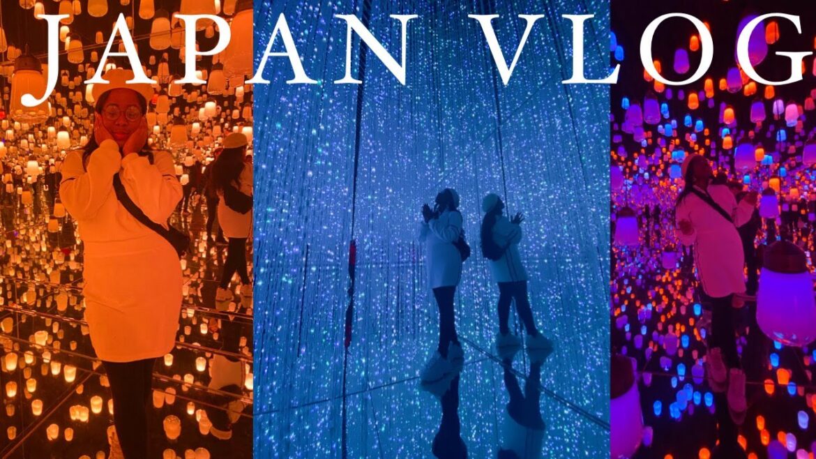 JAPAN TRAVEL VLOG 🇯🇵 | teamLab Borderless in Palette Town JAPAN TRAVEL VLOG 🇯🇵 | teamLab Borderless in Palette Town