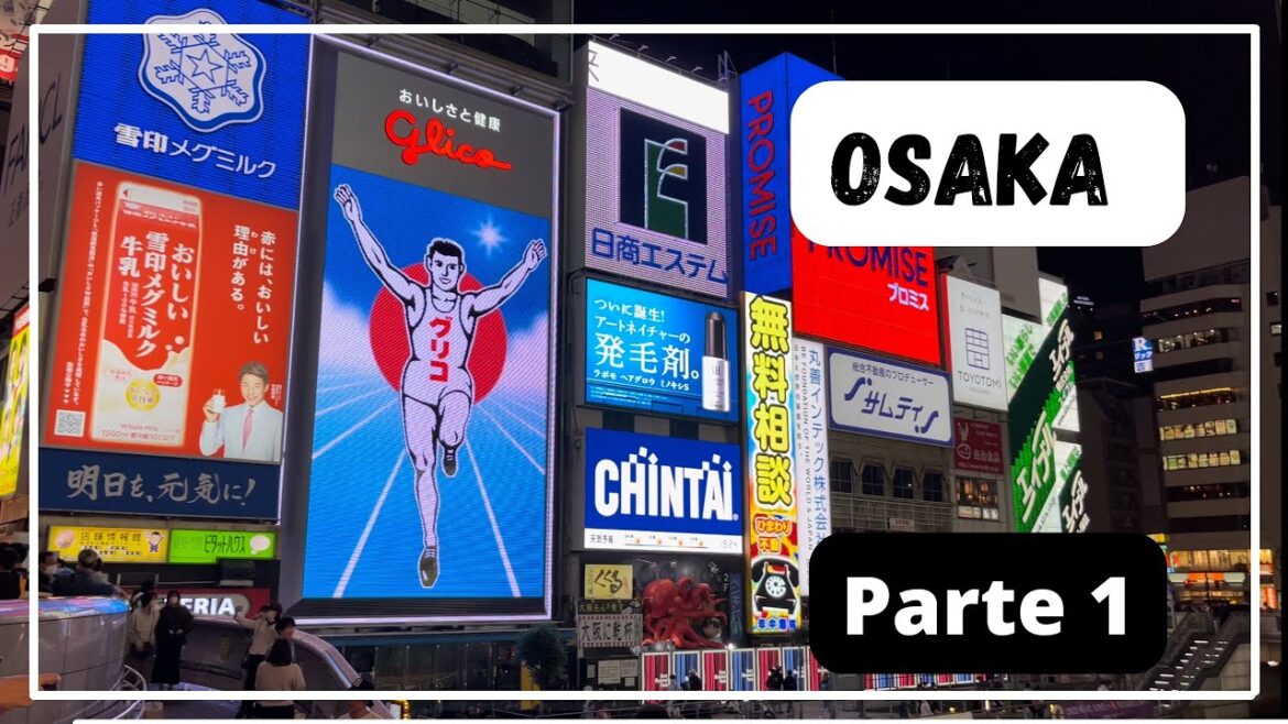 VIAGEM PARA OSAKA - PARTE1 - CASTELO | DOTONBORI |CIDADE DO TAKOYAKI E OKONOMIYAKI