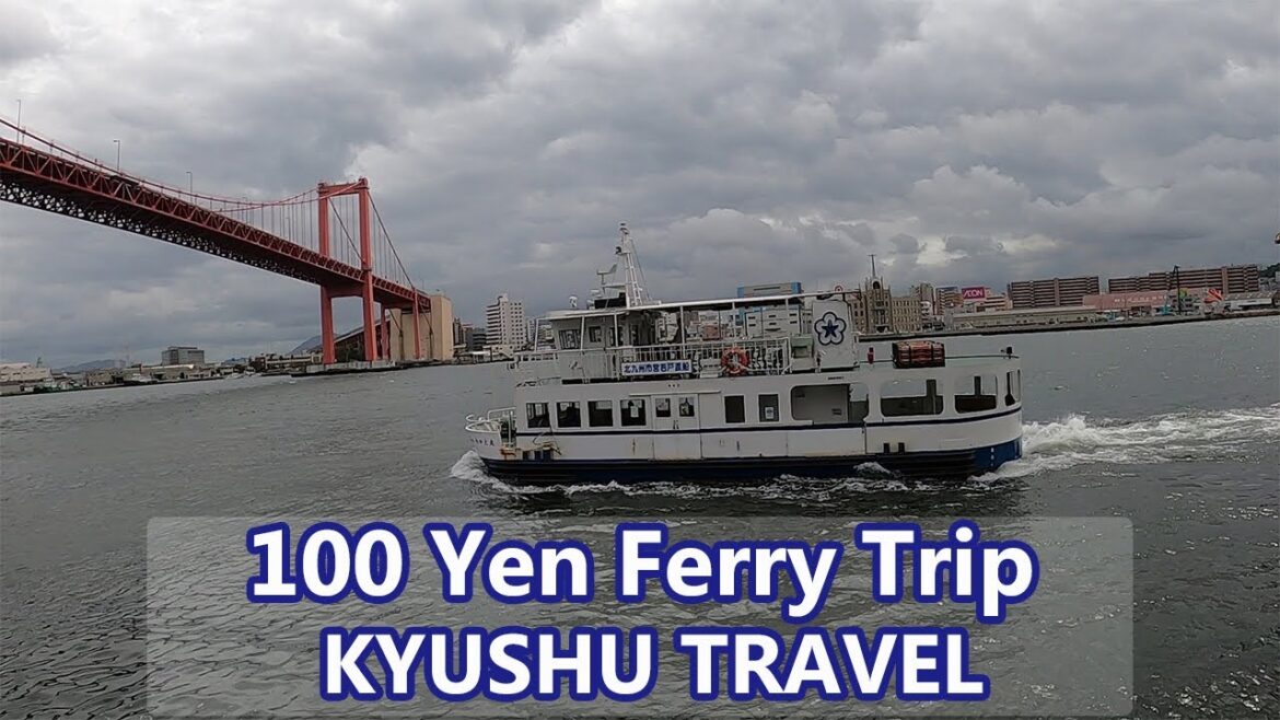 【So cheap!!】Riding the 100 Yen Ferry in Japan | Tobata to Wakamatsu 【So cheap!!】Riding the 100 Yen Ferry in Japan | Tobata to Wakamatsu