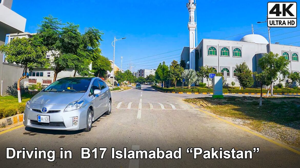 4k Drive in B17 Islamabad Pakistan /