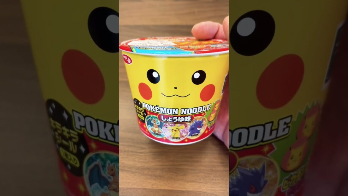 Pokémon Noodles, Pikachu | Pokemon Cup Ramen