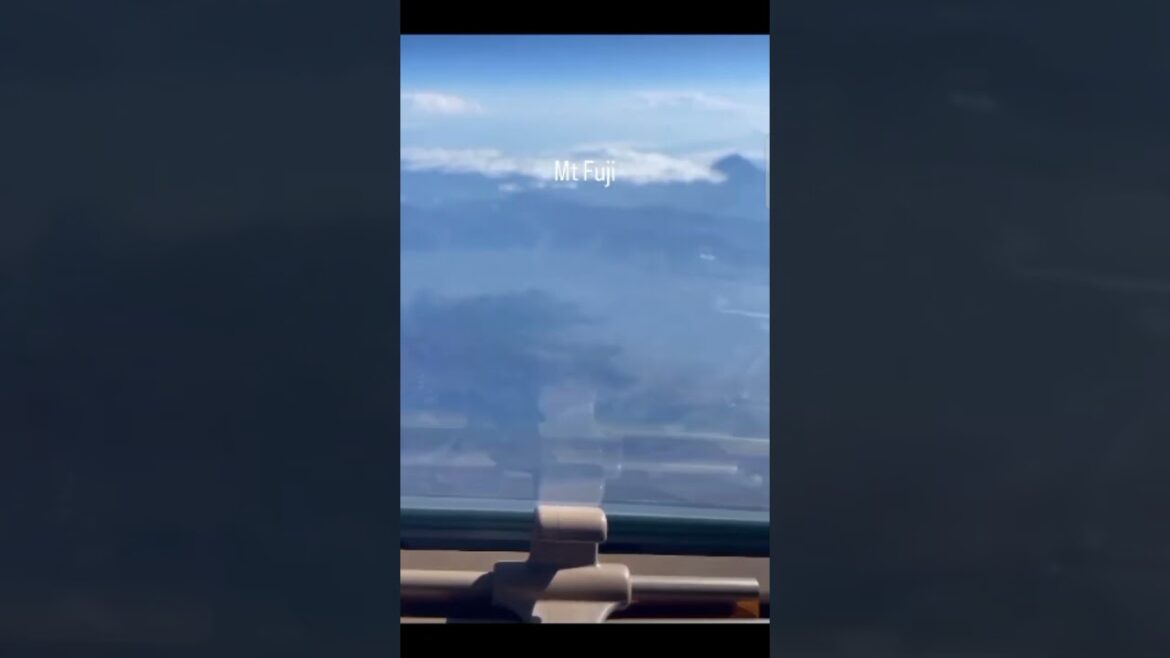 Mt.Fuji from the Plane #mtfuji #japan