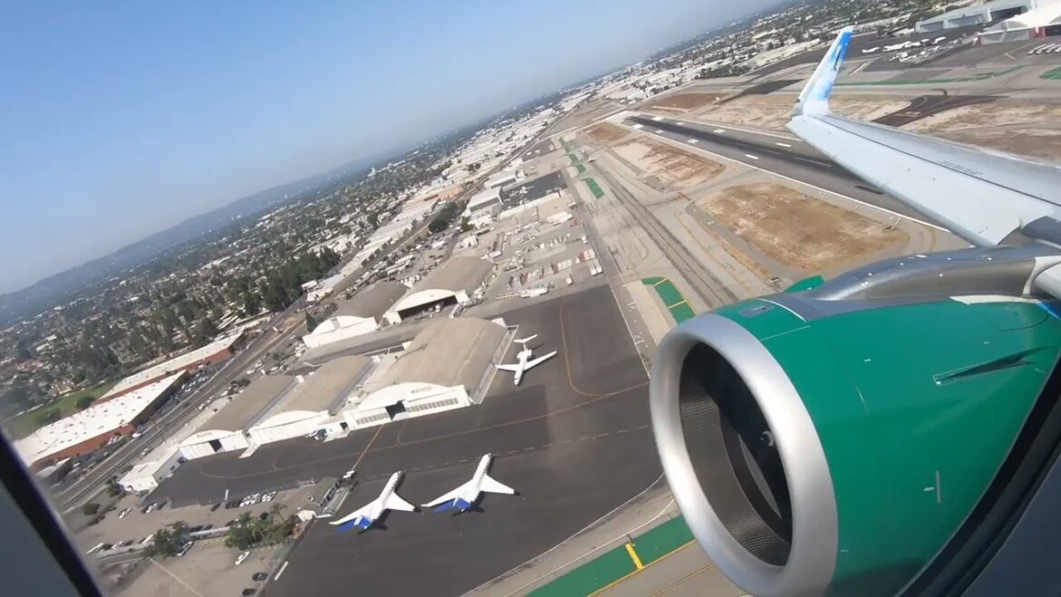 Frontier Airlines | A320neo | Full Takeoff | Burbank-Denver | Inaugural Flight! | F9324
