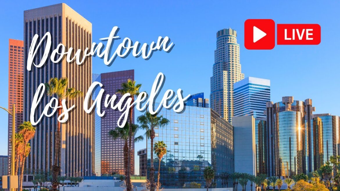 🔴 NA ŻYWO Downtown Los Angeles #spacerpolosangeles #usanażywo #usa #livestream @Californijka