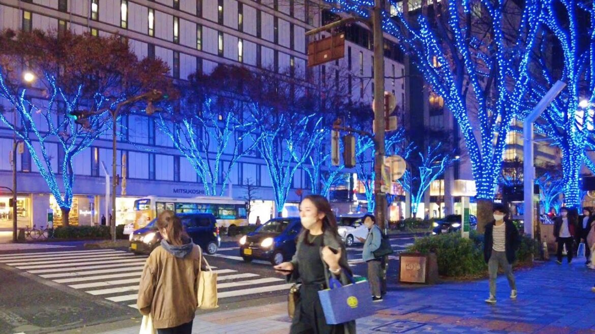 【4K Japan Walk】Nagoya Walk 　イルミネーションの名古屋散歩　2022/11/30