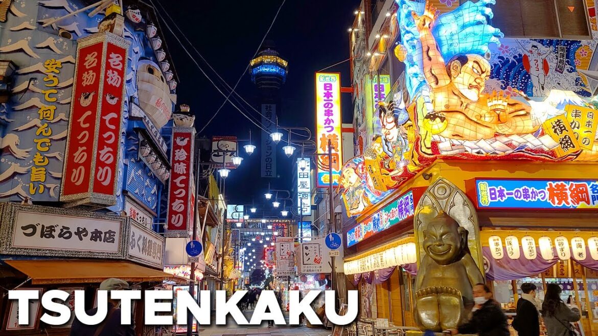 4K Osaka Night Walk, Tsutenkaku to Taishi – Shinsekai Food Street and Dobutsuenmae – Japan Travel 4K Osaka Night Walk, Tsutenkaku to Taishi - Shinsekai Food Street and Dobutsuenmae - Japan Travel