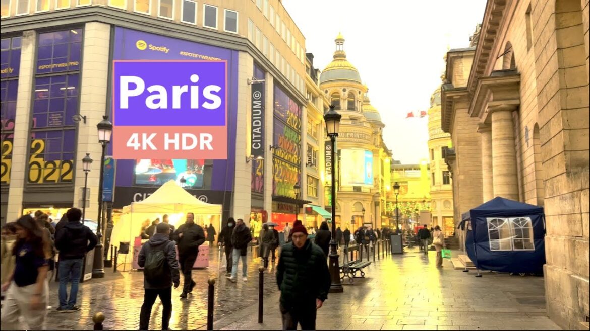 Paris France, HDR Walking, Christmas in Paris – Paris in the Rain – HDR 60 fps Paris France, HDR Walking, Christmas in Paris - Paris in the Rain - HDR 60 fps