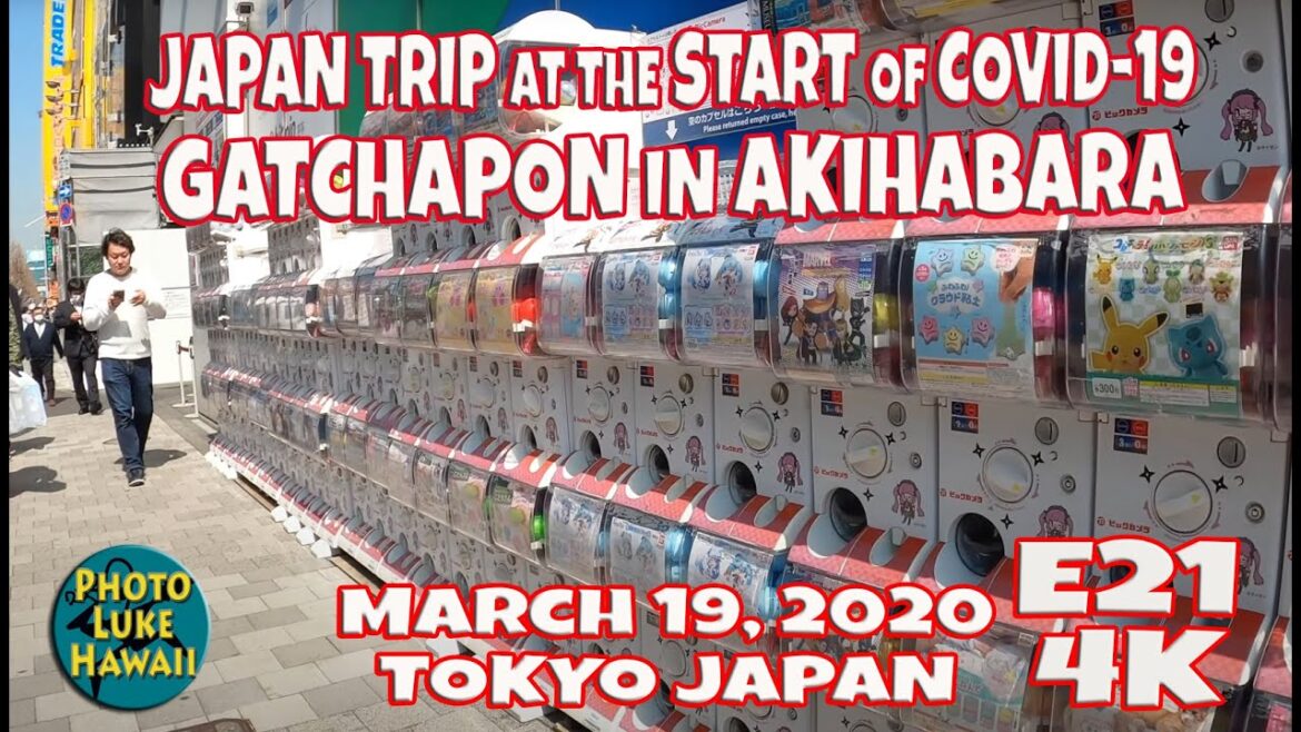 Gatchpon in Akihabara E21 March 19, 2020 Tokyo Japan Trip at the Start of Covid 19