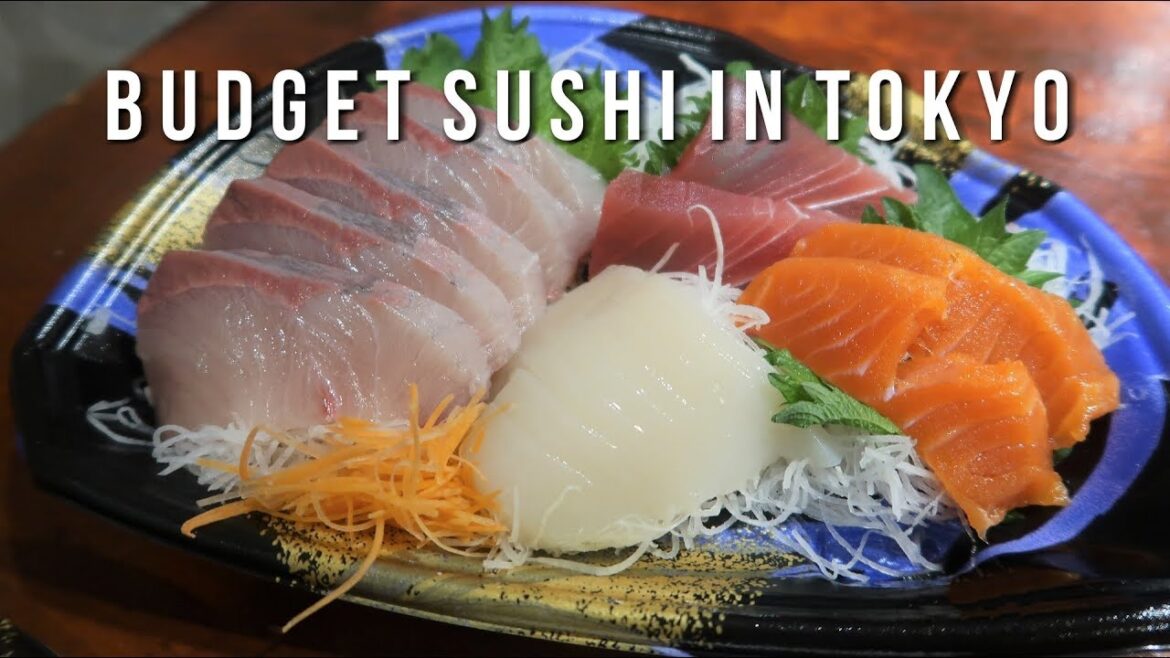 Delicious and Cheap Sushi in Tokyo Japan and Japanese Kitkats - vlog #40 part 2