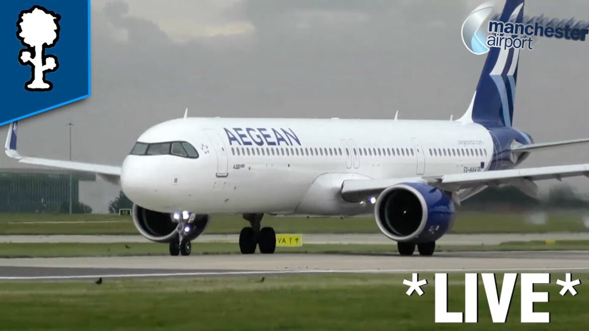 LIVE Planespotting at Manchester Airport SOUTH SIDE