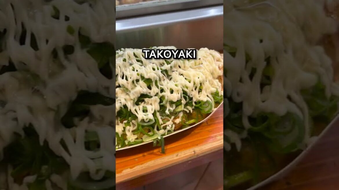 This OSAKA Food Made Me BECOME Japanese 😋🍘 #shorts