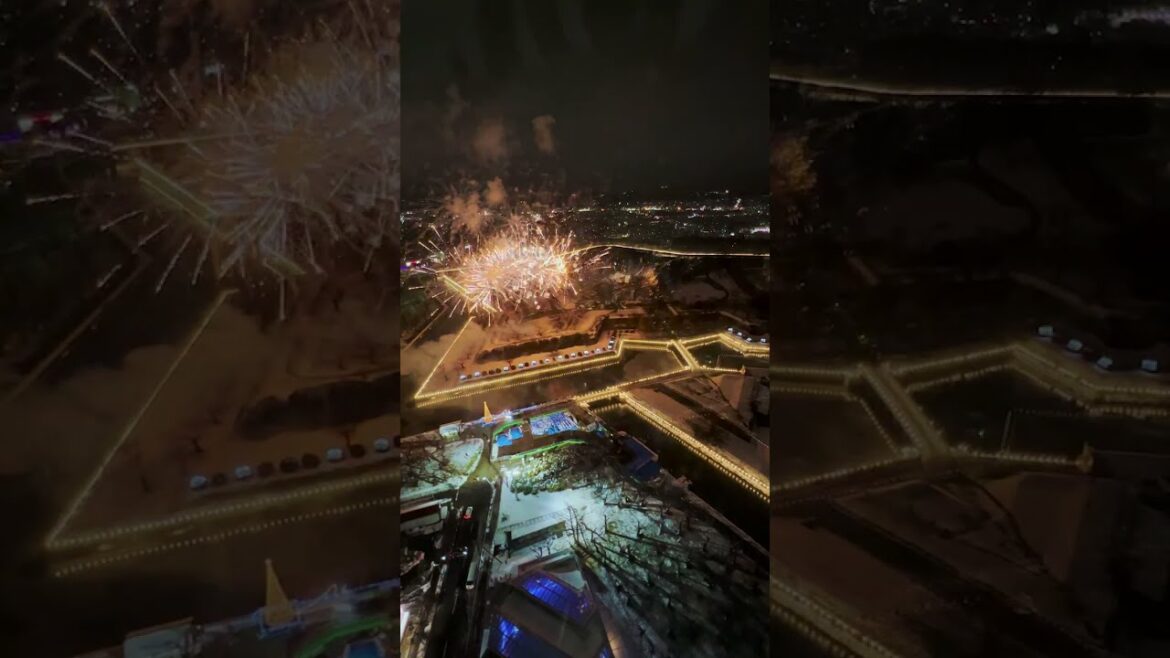 北海道 函館 五稜星の夢（ほしのゆめ）花火 2022/12/03