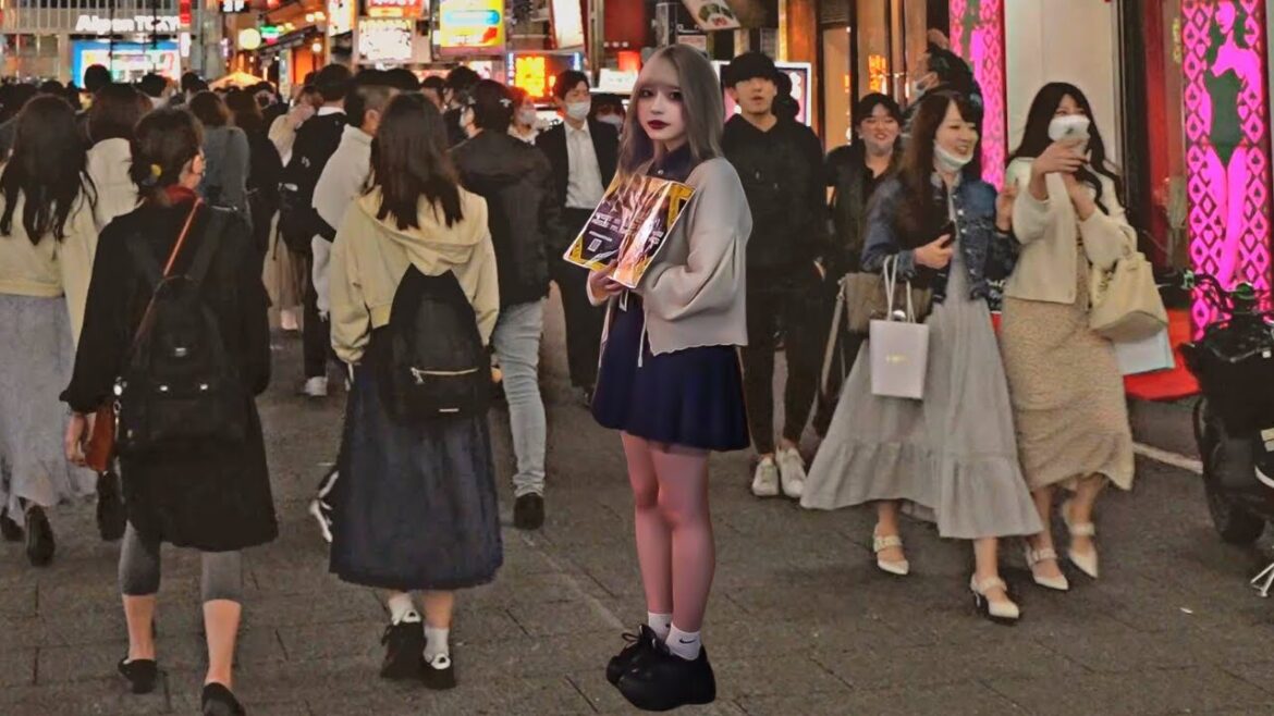 Tokyo's 18+ District At Sunday Night With Clearer View