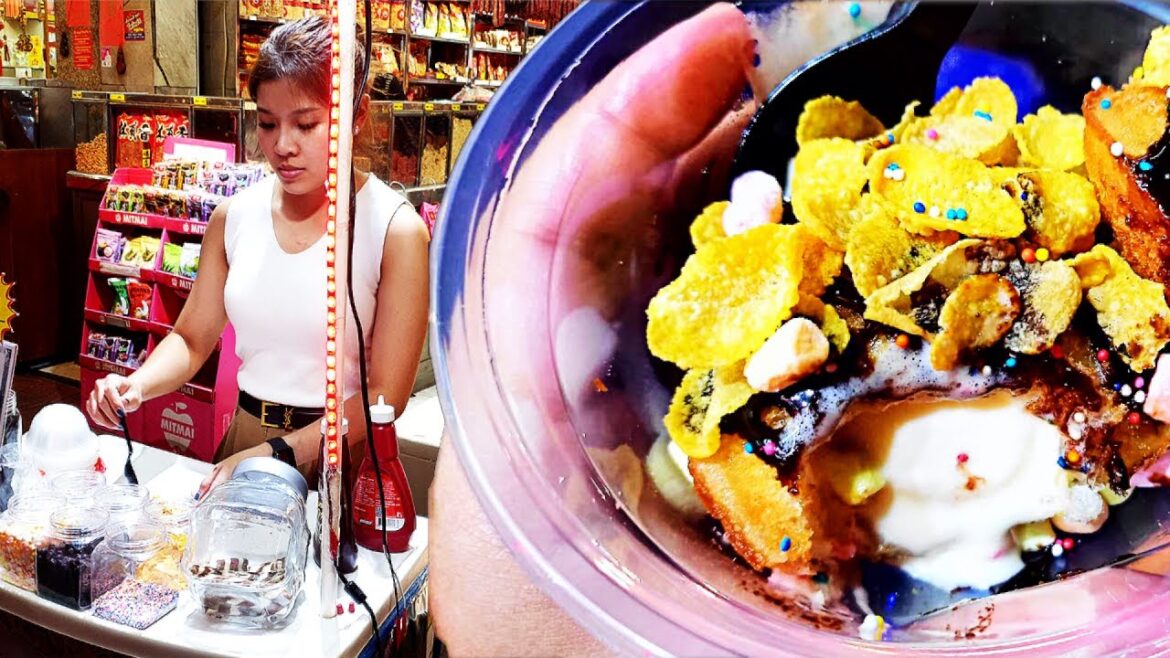 Amazing!! Deep Fried Ice Cream | Thai Street food  Bangkok, Thailand