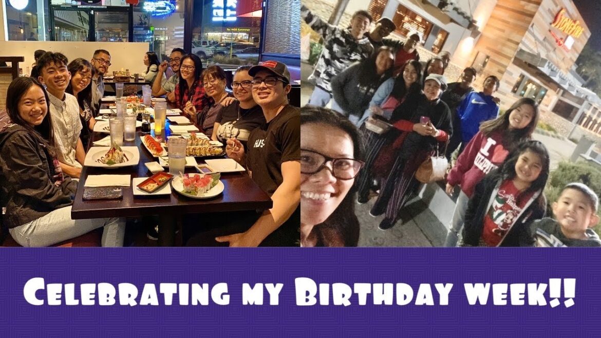 Birthday Week!!! Kobe Bryant Memorial at the Staple Center. Dinner with Family