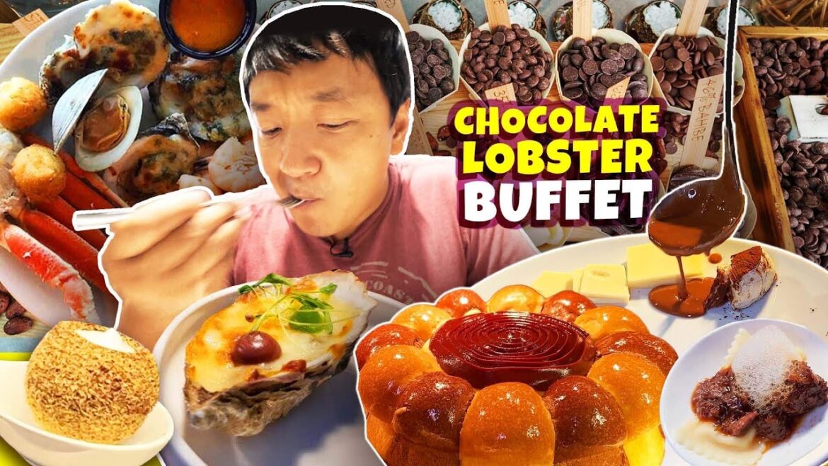 All You Can Eat CHOCOLATE, LOBSTER Seafood Buffet in Singapore 🦞
