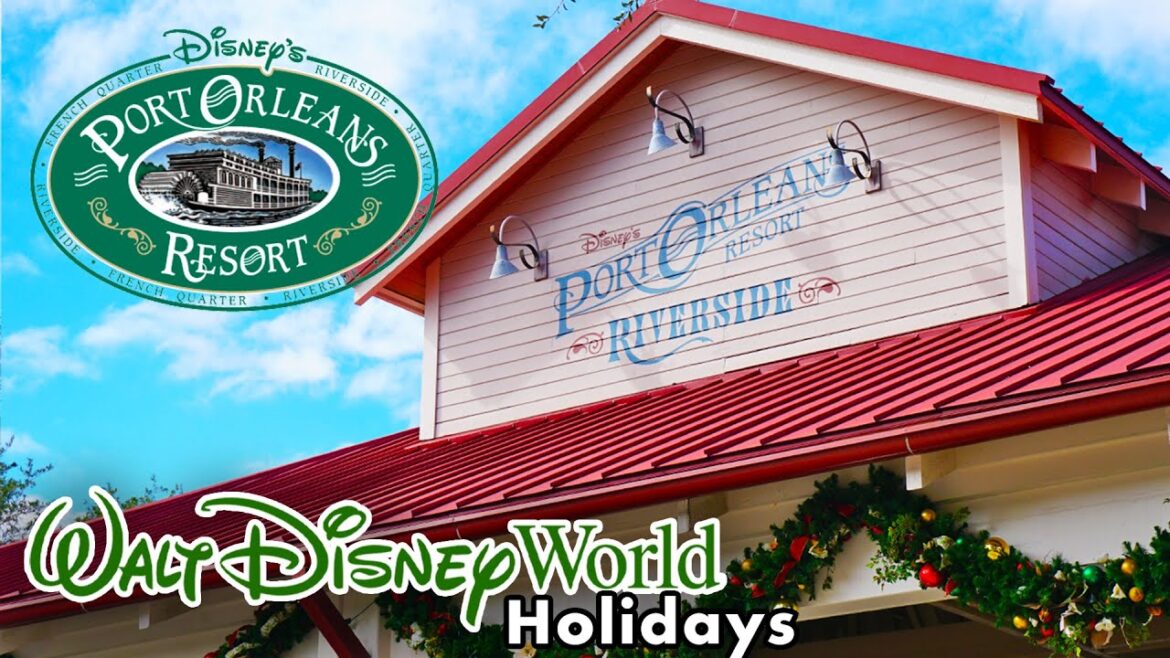 Disney’s Port Orleans Riverside at Christmas - Walt Disney World Walkthrough 2022 [4K POV]