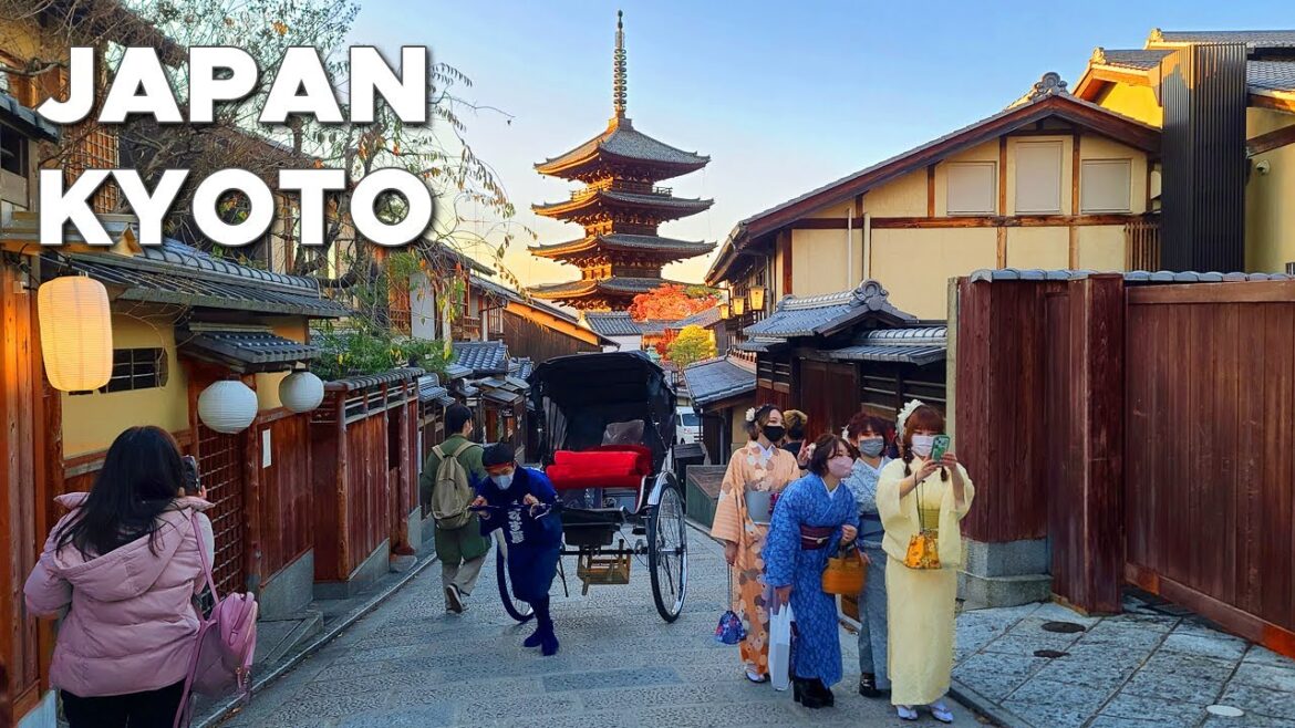 Kyoto Evening Walk, Kiyomizu-dera Temple 清水寺 - 4K Walking Tour Japan
