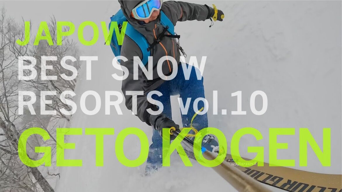 “GETO KOGEN” Best Japow Snow Resorts vol.10 / One minute movie