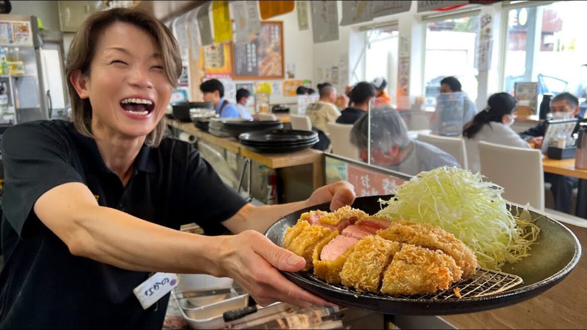 ALL women run THICKEST Tonkatsu in Kyushu? Pork Cutlet PARADISE!