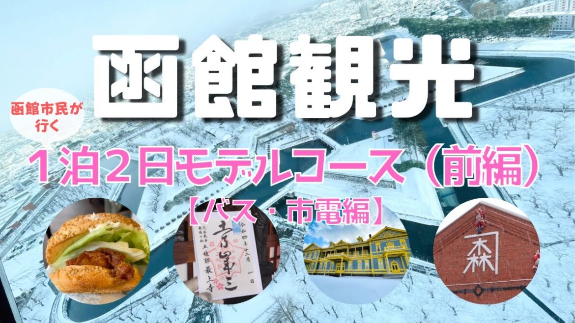 【函館観光１泊２日モデルコース】地元民が人気観光地を巡る【バス・市電編】（前編）