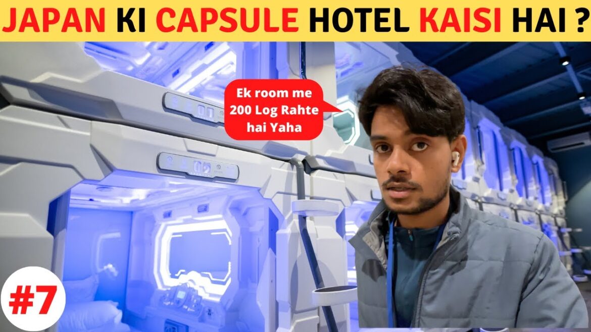 Capsule hotel in Japan 🇯🇵 Capsule hotel in Japan 🇯🇵