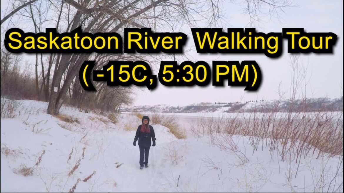 Saskatoon River in Winter | Walking Tour