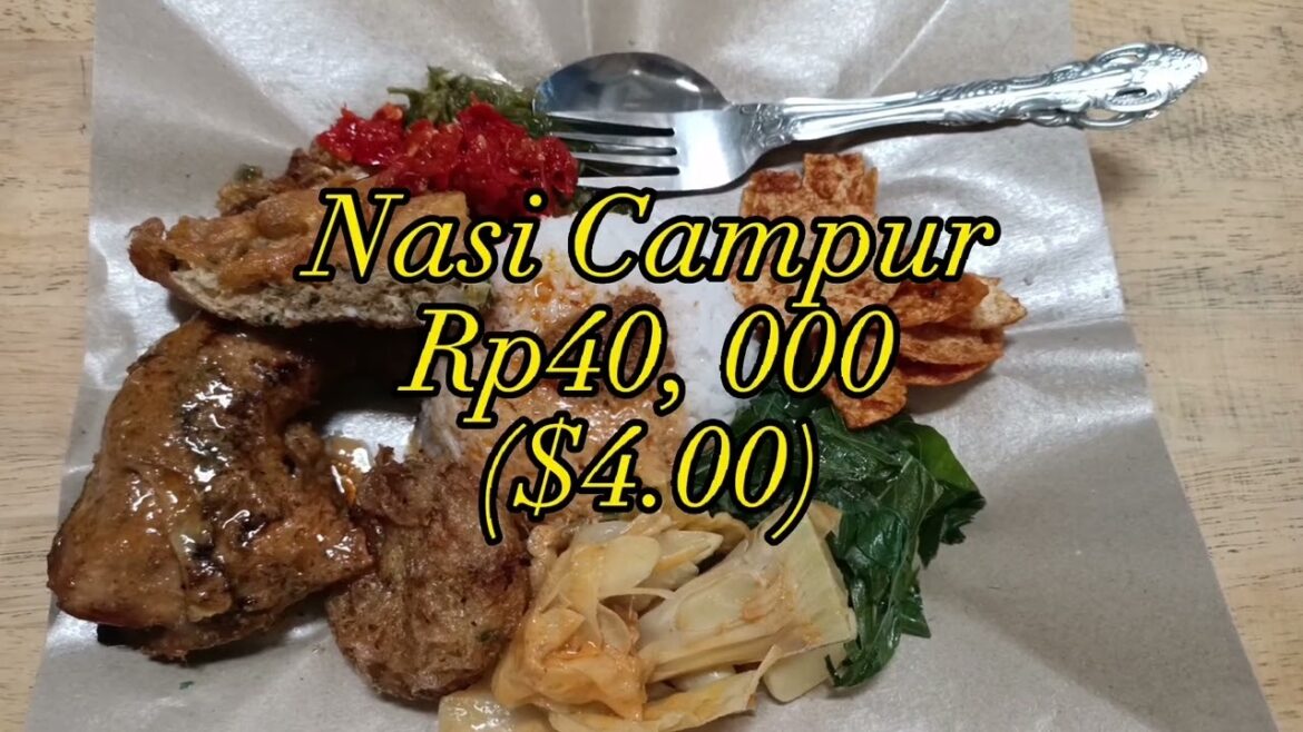 Must Try Nasi Pandang Set at Nagoya Hill Shopping Mall, Batam.