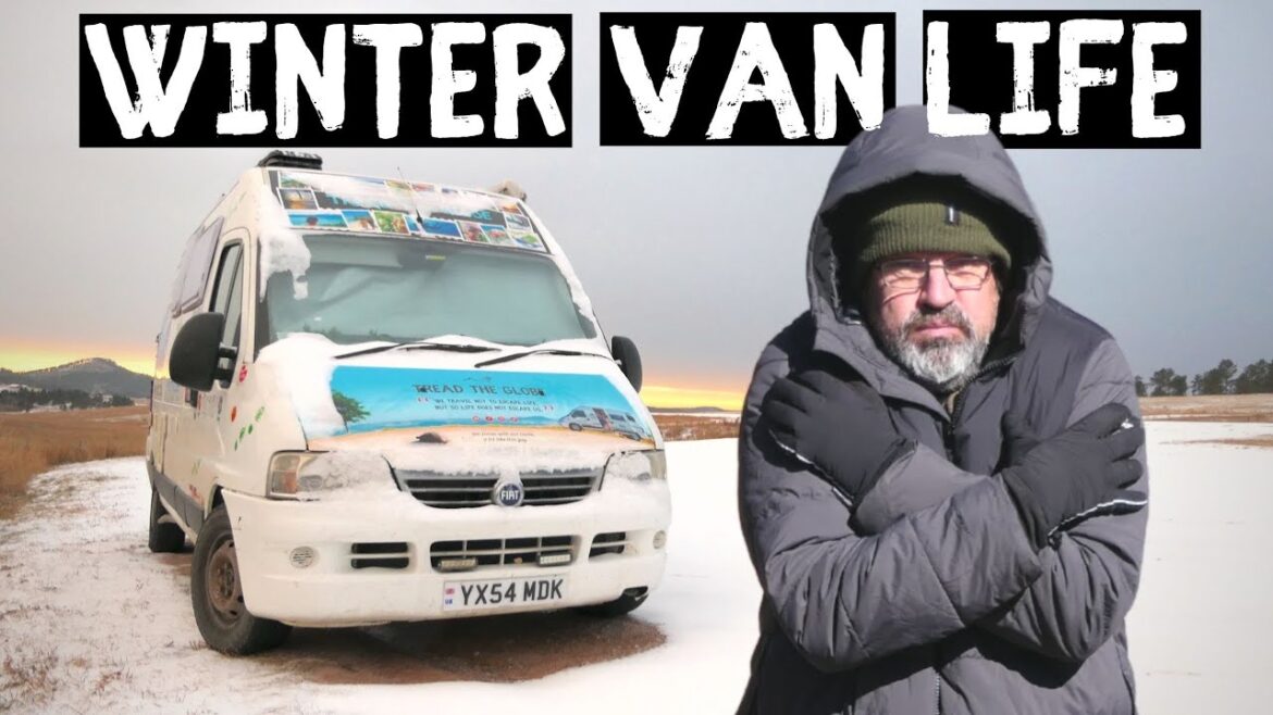WINTER VAN LIFE IN SOUTH DAKOTA - Our pipes froze!