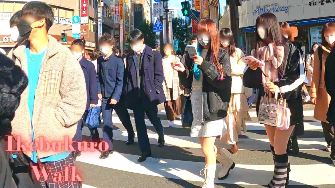 Anime City. Ikebukuro Tokyo in Japan walking tour. 【4K】12.2022 Anime City. Ikebukuro Tokyo in Japan walking tour. 【4K】12.2022