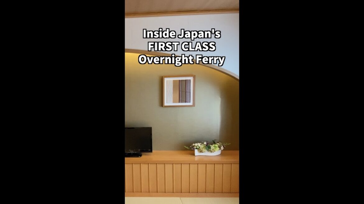 Japan's LUXURY First Class Overnight Ferry | Osaka to Kyushu #shorts Japan's LUXURY First Class Overnight Ferry | Osaka to Kyushu #shorts