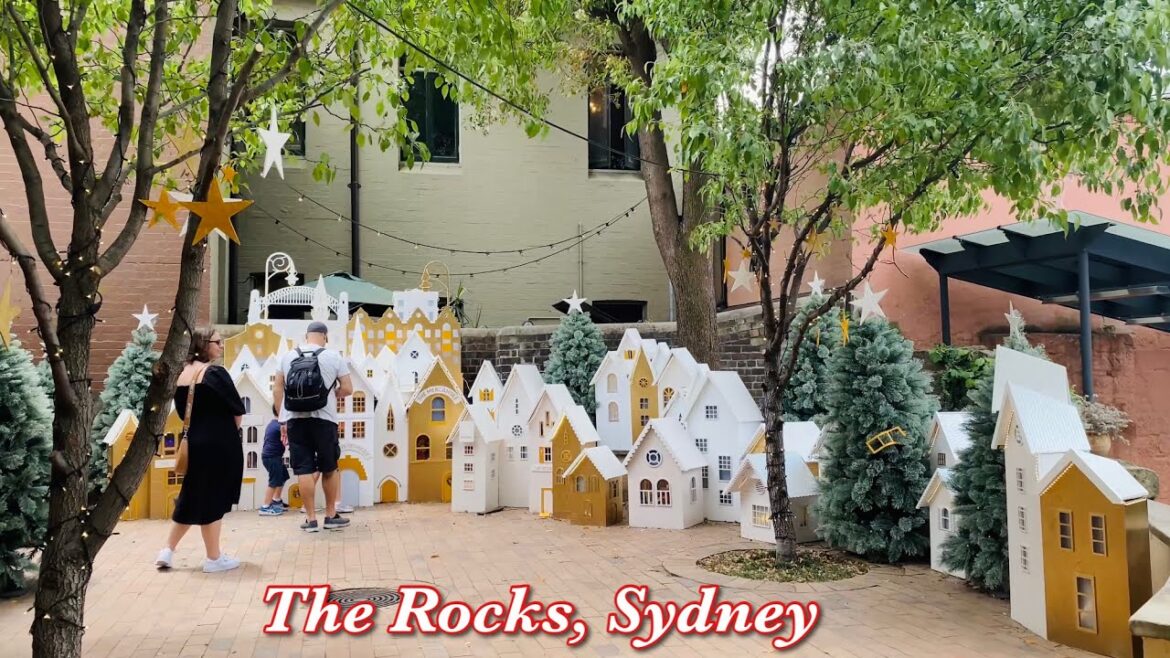 Walking tour around The Rocks on weekend from Circular Quay | Sydney Australia