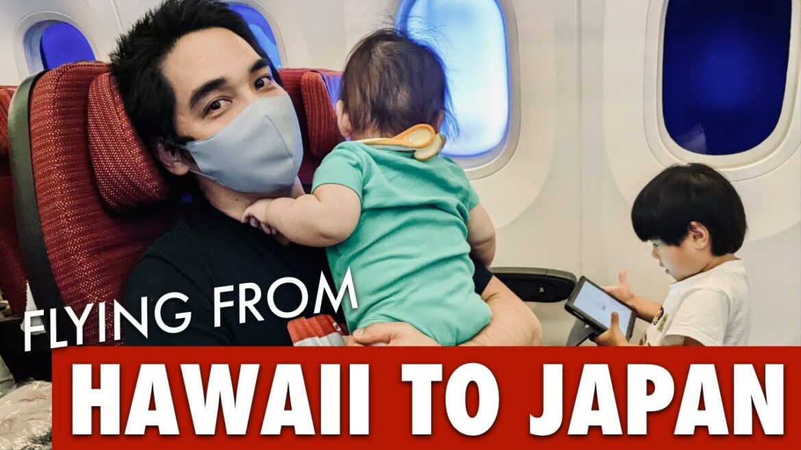 Surviving an 8-Hour Flight from HAWAII to JAPAN with Young Kids