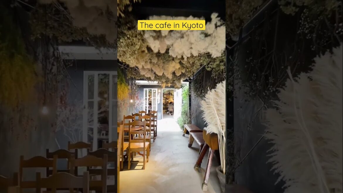 京都にあるお花屋さん併設のカフェ☕️ #shorts #kyoto #cafe #flowers #japan