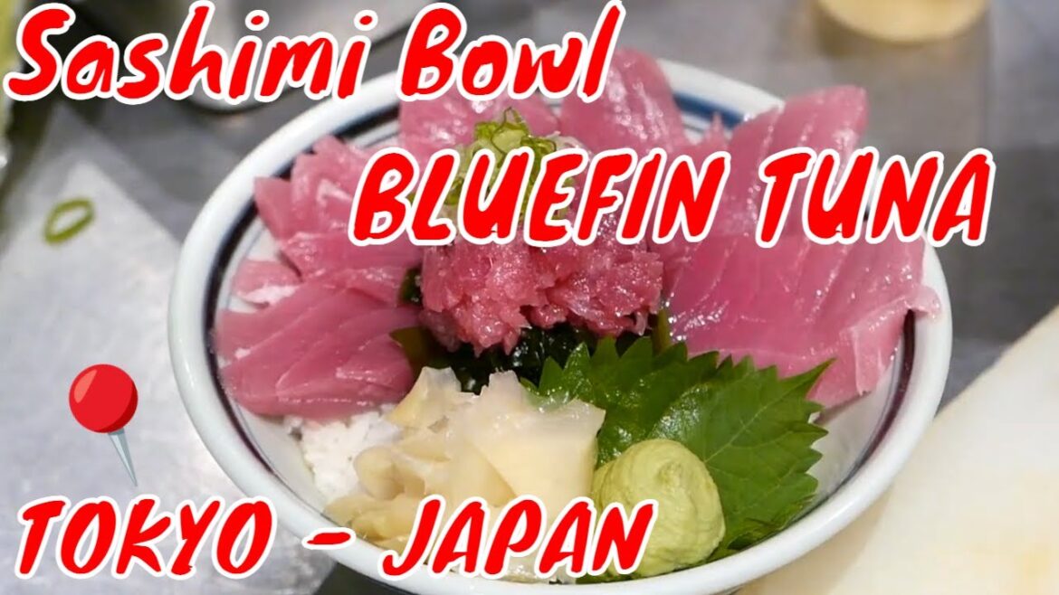 GIANT Sashimi Bowl   BLUEFIN TUNA FISH CUTTING  – Japanese Food in Tokyo GIANT Sashimi Bowl   BLUEFIN TUNA FISH CUTTING  - Japanese Food in Tokyo