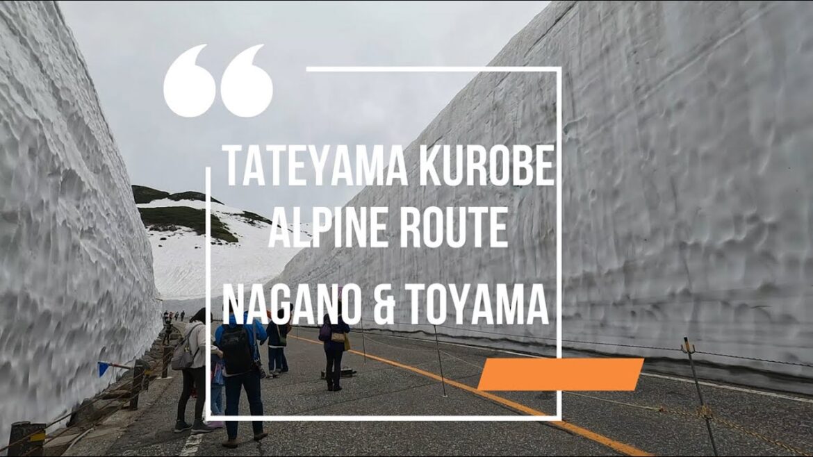 Holiday Trip to Tateyama Kurobe Alpine Route in Nagano Prefecture（長野県の立山黒部アルペンルートにお出かけ）