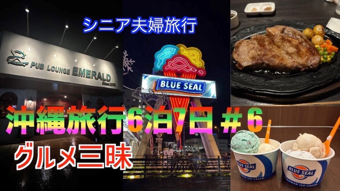 2022年10月沖縄旅行６泊7日＃6【シニア夫婦旅行Viog】グルメ三昧