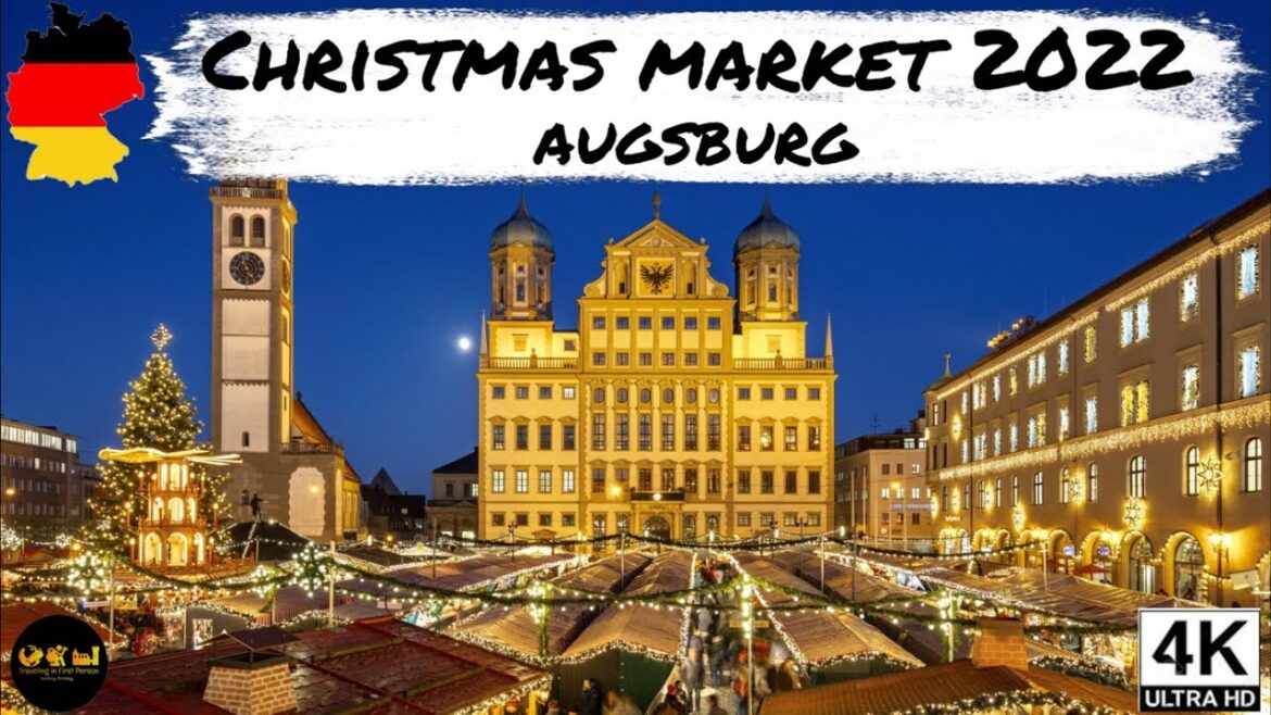 🇩🇪 AUGSBURG | 4K | CHRISTKINDLESMARKT | A walking tour through the traditional christmas market