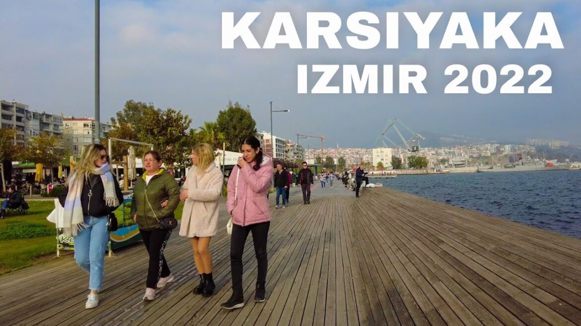 Izmir Walking Tour: Karşıyaka East Coast on December 4, 2022 | Izmir Turkey [4K 60fps]