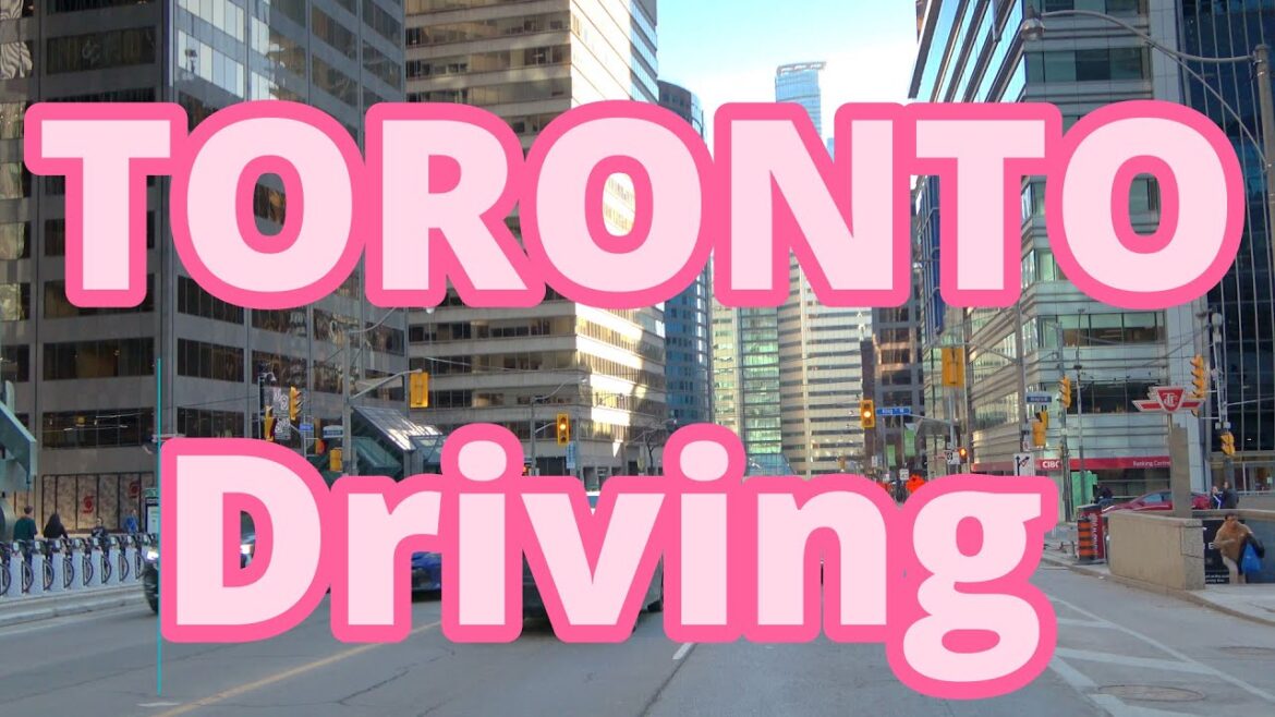 Toronto, Downtown, 4K, Driving Tour