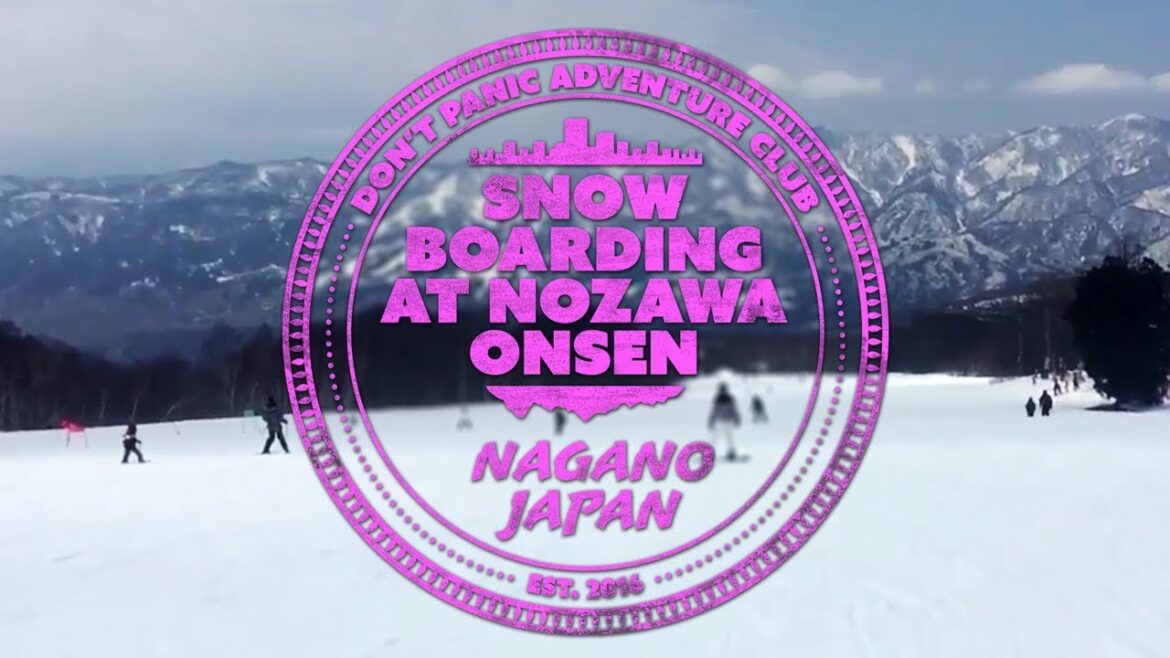Day 2 in Japan: Nozawaonsen Snowboarding